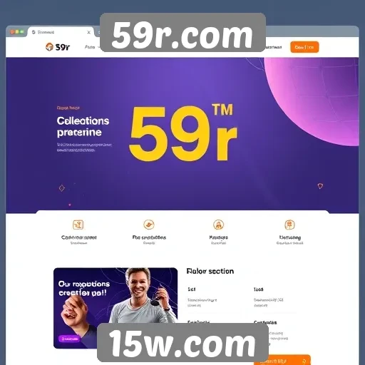 Explorando a interface e usabilidade do 59r.com