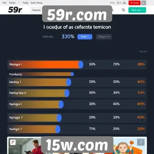 Tendências de usuários no site 59r.com
